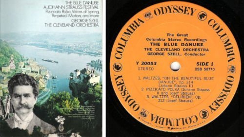 Szell, George / The Blue Danube - A Johann Strauss Festival (1970) / Columbia-Odyssey Y-30053 (Album, 12&quot; Vinyl)