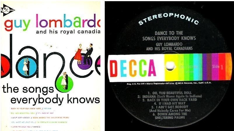 Lombardo, Guy / Dance to Songs Everybody Knows (1961) / Decca DL-74180