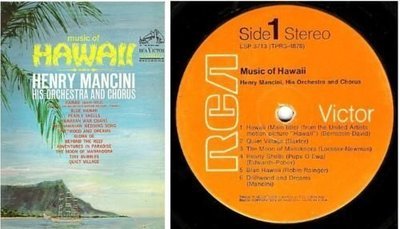 Mancini, Henry / Music Of Hawaii (1966) / RCA Victor LSP-3713