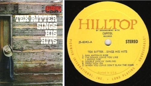 Ritter, Tex / Sings His Hits (1967) / Hilltop JS-6043