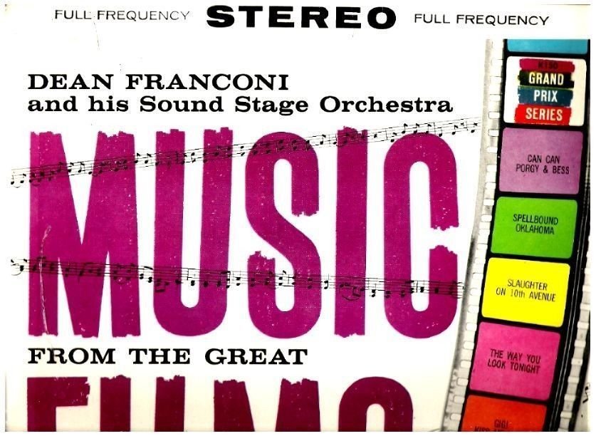 Franconi, Dean / Music From the Great Films / Grand Prix K-150 (Album, 12" Vinyl) / Still Sealed