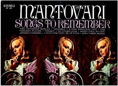 Mantovani / Songs To Remember (1959) / London PS.193