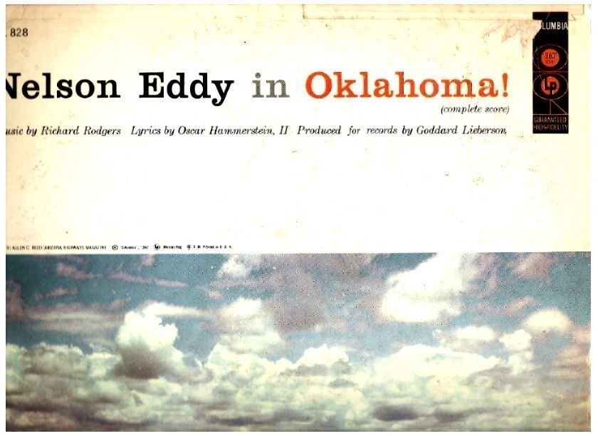 Eddy, Nelson (+ Others) / Oklahoma! (1956) / Columbia CL-828 (Album, 12&quot; Vinyl)