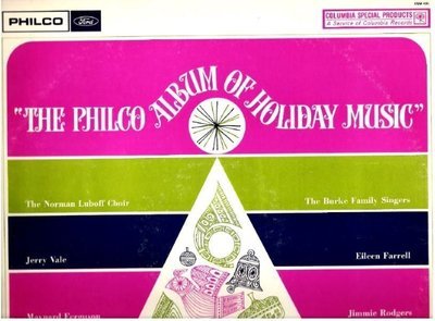 Various Artists / The Philco Album of Holiday Music (1966) / Columbia Special Products CSM-431