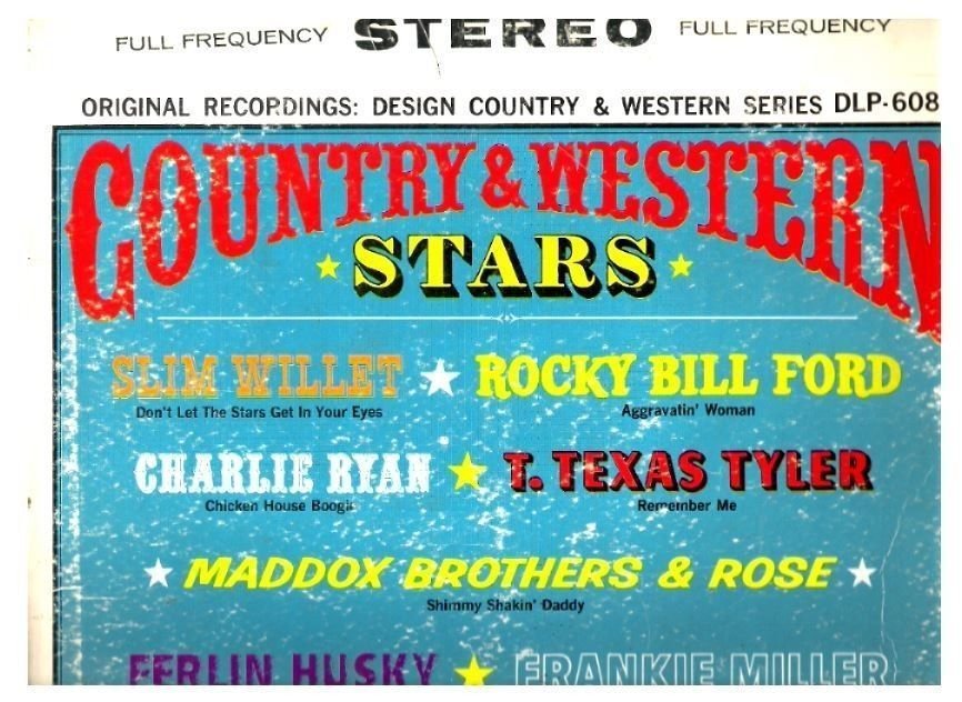 Various Artists / Country + Western Stars (Country + Western Music - Vol. IV) (1962) / Design SDLP-608