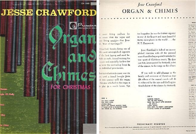 Crawford, Jesse / Organ and Chimes for Christmas / Promenade CH-1000 | Album Cover