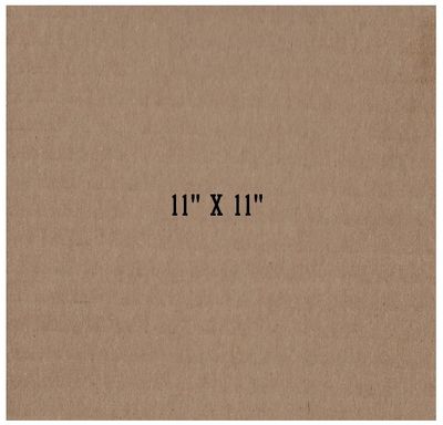 Cardboard Sheet / 11 X 11 Inches