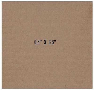 Cardboard Sheet / 6.5 X 6.5 Inches