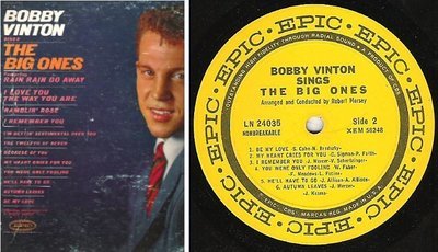 Vinton, Bobby / The Big Ones (1962) / Epic LN-24035