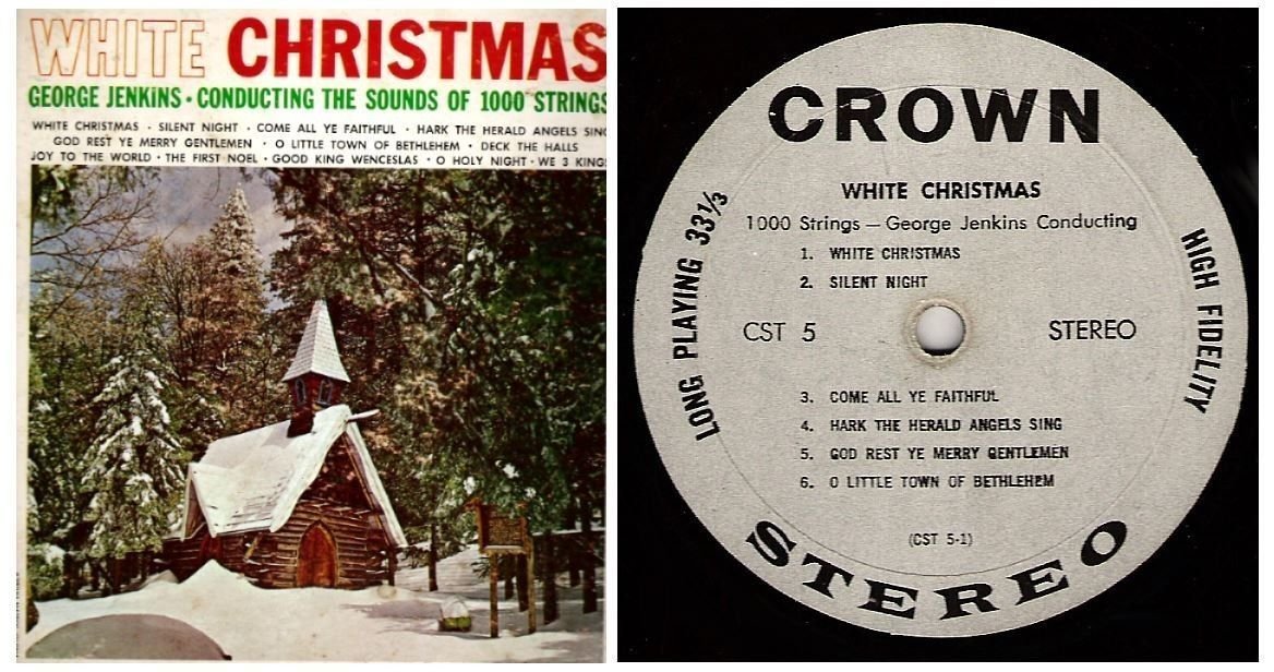 Jenkins, George (+ 1000 Strings) / White Christmas (1963) / Crown CST-5