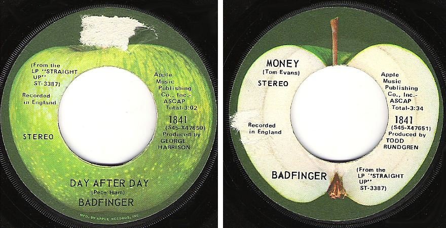 Badfinger / Day After Day (1971) / Apple 1841 (Single, 7" Vinyl)