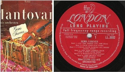 Mantovani / Gems Forever (1958) / London LL.3032