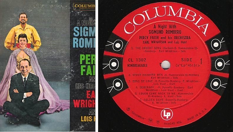Faith, Percy / A Night With Sigmund Romberg (1959) / Columbia CL-1302 (Album, 12" Vinyl)