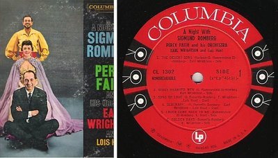 Faith, Percy / A Night With Sigmund Romberg (1959) / Columbia CL-1302