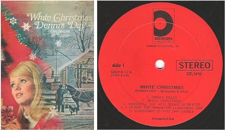 Day, Dennis / White Christmas (1965) / Design SDLP-X-17 (Album, 12" Vinyl)