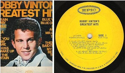 Vinton, Bobby / Greatest Hits (1964) / Epic LN-24098 (Album, 12&quot; Vinyl)