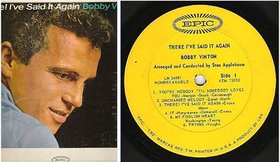 Vinton, Bobby / There! I&#39;ve Said It Again (1964) / Epic LN-24081