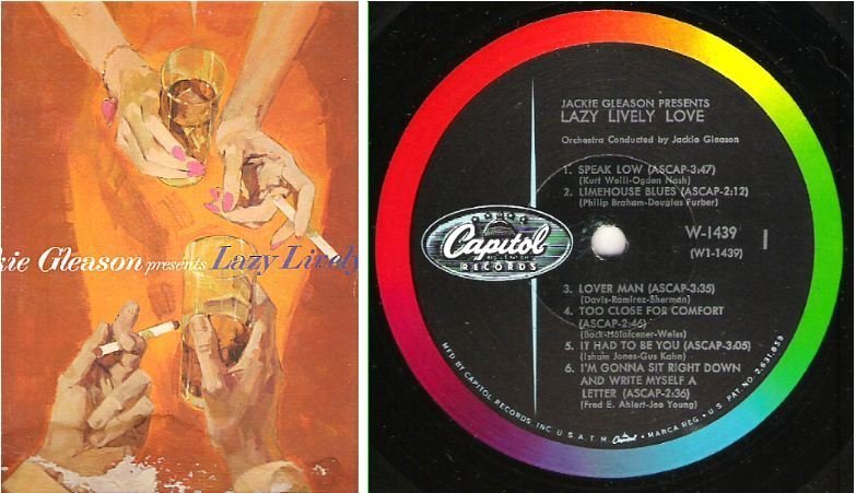 Gleason, Jackie / Lazy Lively Love (1961) / Capitol W-1439 (Album, 12" Vinyl)