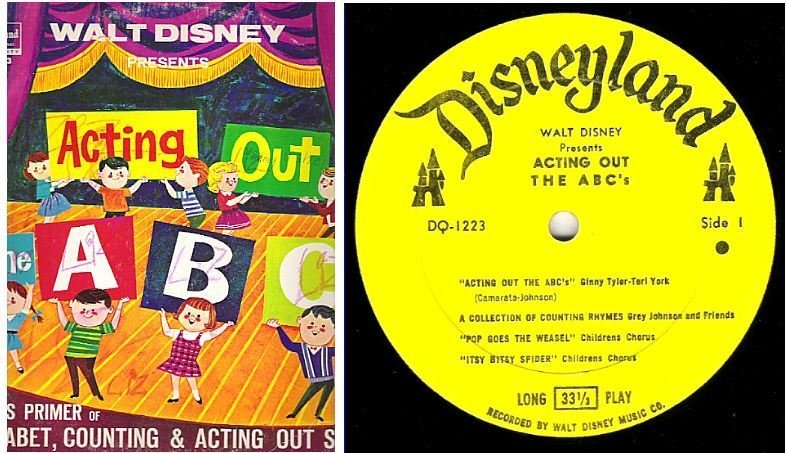 Various Artists / Acting Out the ABC&#39;s (1962) / Disneyland DQ-1223