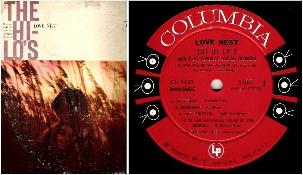 Hi-Lo&#39;s, The / Love Nest (1958) / Columbia CL-1121 (Album, 12&quot; Vinyl)