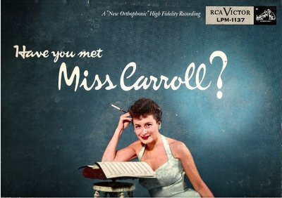 Carroll, Barbara (Trio) / Have You Met Miss Carroll? (1956) / RCA Victor LPM-1137