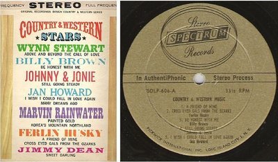 Various Artists / Country + Western Stars (1962) / Design (Stereo Spectrum) SDLP-606