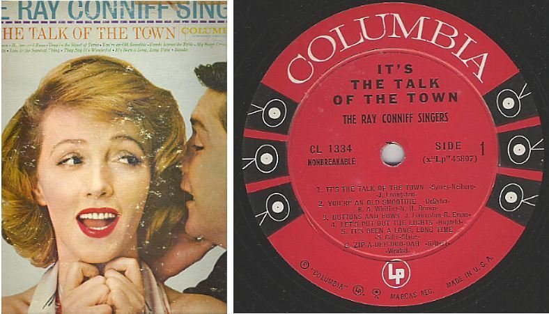 Conniff, Ray (Singers) / It's the Talk of the Town (1959) / Columbia CL-1334 (Album, 12" Vinyl)