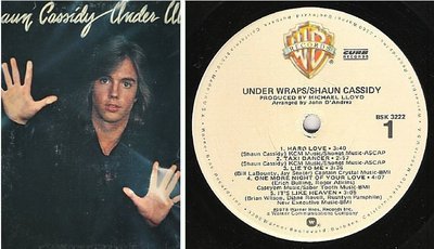 Cassidy, Shaun / Under Wraps (1978) / Warner Bros. BSK-3222