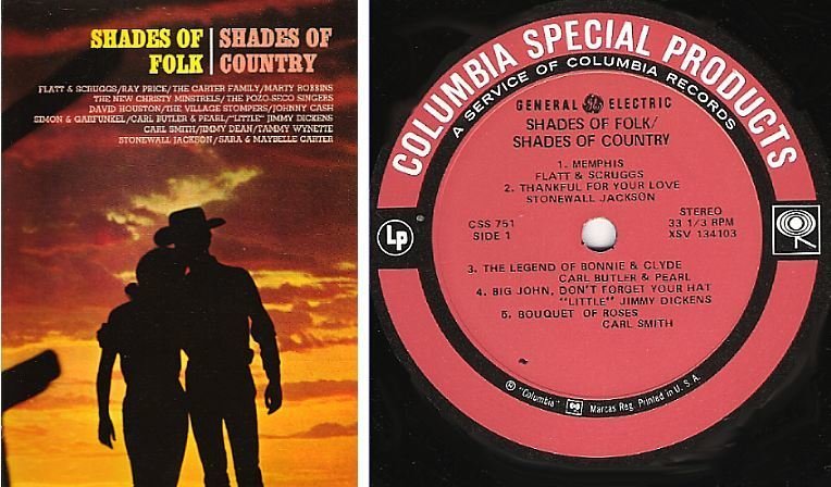 Various Artists / Shades of Folk - Shades of Country / Columbia Special Products CSS-750-751