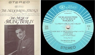 Melachrino Strings + Orchestra / The Music of Irving Berlin (1968) / RCA Camden CAS-2220