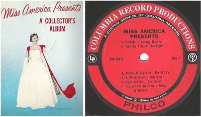 Various Artists / Miss America Presents - A Collector's Album (1961) / Columbia Record Productions XTV-68873