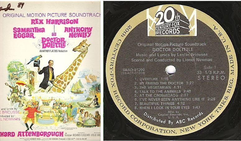 Soundtrack / Doctor Dolittle (1967) / 20th Century-Fox SWAO-91208