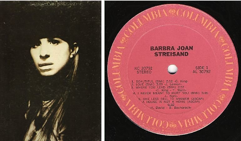 Streisand, Barbra / Barbra Joan Streisand (1971) / Columbia KC-30792 ...