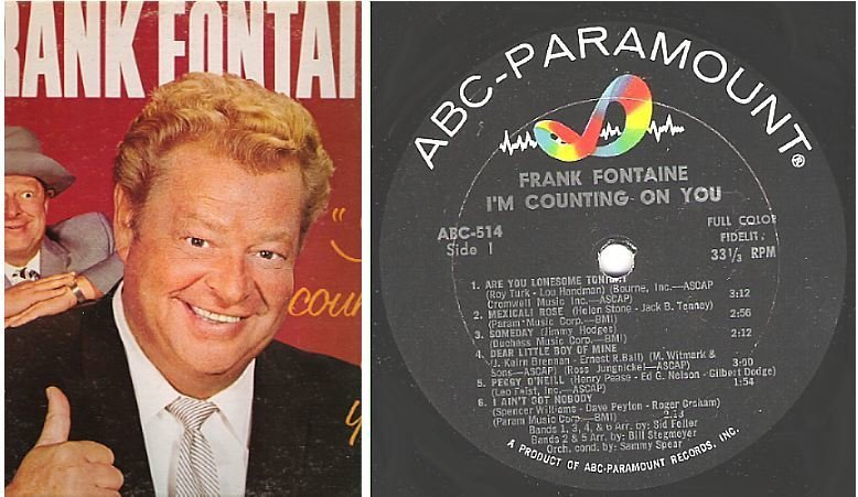 Fontaine, Frank / I'm Counting On You (1965) / ABC-Paramount ABC-514 (Album, 12" Vinyl)