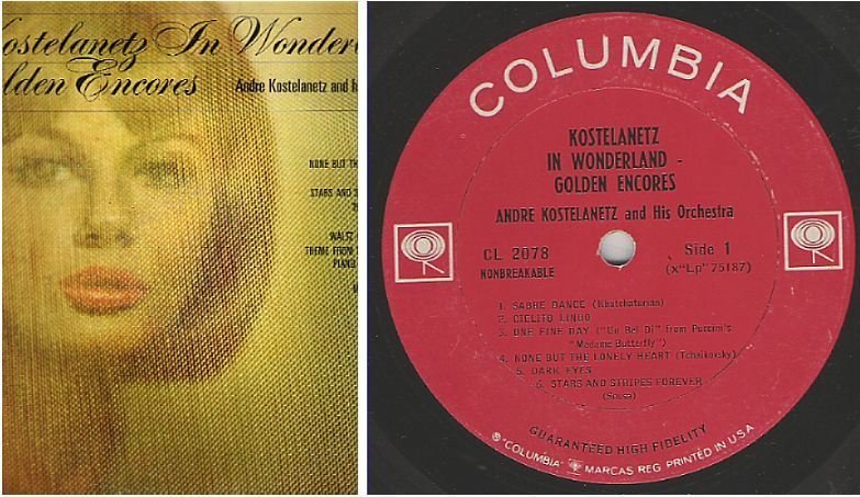Kostelanetz, Andre / Golden Encores (1963) / Columbia CL-2078