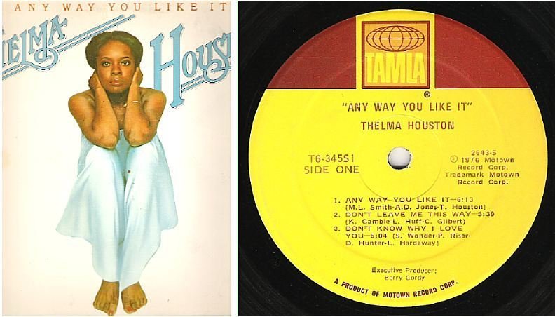 Houston, Thelma / Any Way You Like It (1976) / Tamla T6-345S1