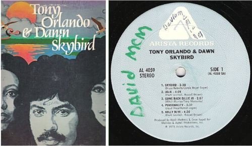 Orlando, Tony (+ Dawn) / Skybird (1975) / Arista AL-4059
