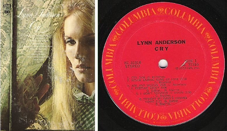 Anderson, Lynn / Cry (1972) / Columbia KC-31316