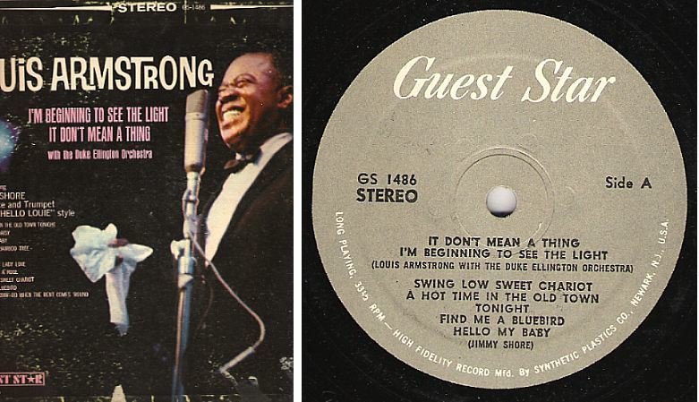 Armstrong, Louis (+ Jimmy Shore) / I'm Beginning to See the Light (1965) / Guest Star GS-1486 (Album, 12" Vinyl)