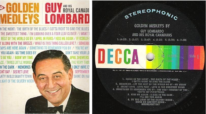 Lombardo, Guy / Golden Medleys (1962) / Decca DL-74593