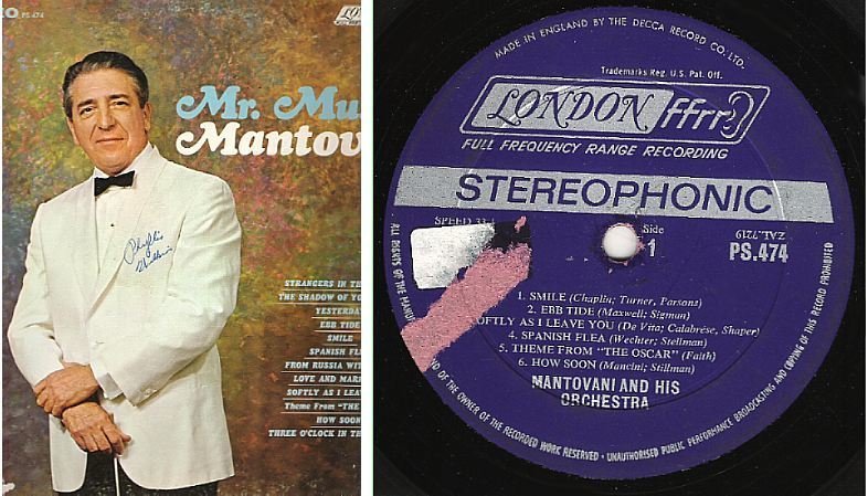 Mantovani / Mr. Music (1966) / London PS.474
