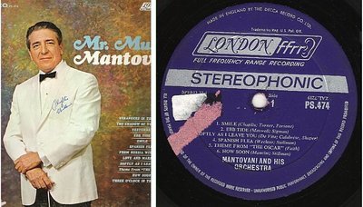 Mantovani / Mr. Music (1966) / London PS.474