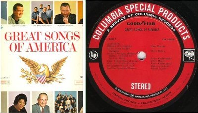 Various Artists / Great Songs of America (1964) / Columbia Special Products CSP-133