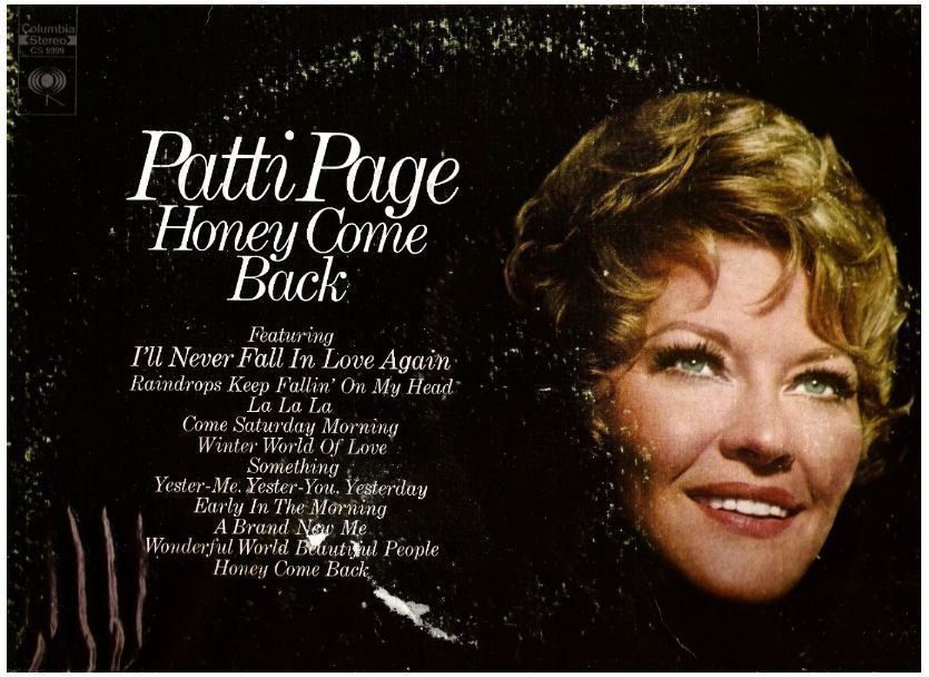Page, Patti / Honey Come Back (1970) / Columbia CS-9999