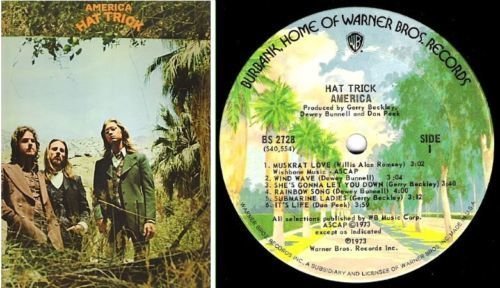 America / Hat Trick (1973) / Warner Bros. BS-2728 (Album, 12" Vinyl)