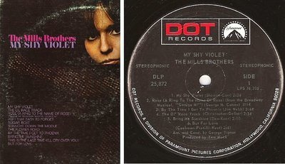 Mills Brothers, The / My Shy Violet (1968) / Dot DLP-25,872
