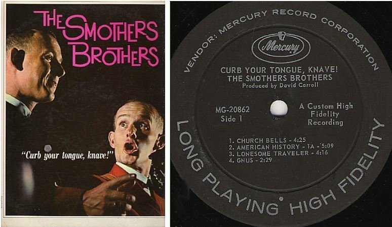 Smothers Brothers, The / Curb Your Tongue, Knave! (1963) / Mercury MG-20862