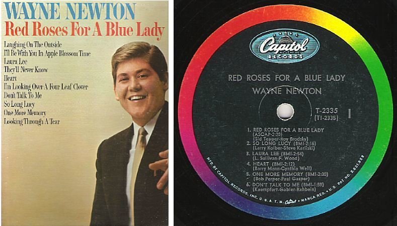 Newton, Wayne / Red Roses For a Blue Lady (1965) / Capitol T-2335 (Album, 12" Vinyl)