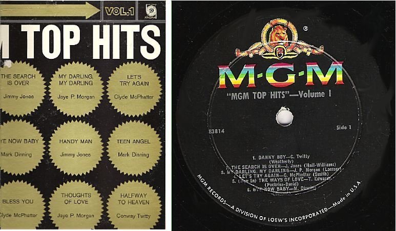 Various Artists / MGM Top Hits - Volume 1 (1960) / MGM E-3814