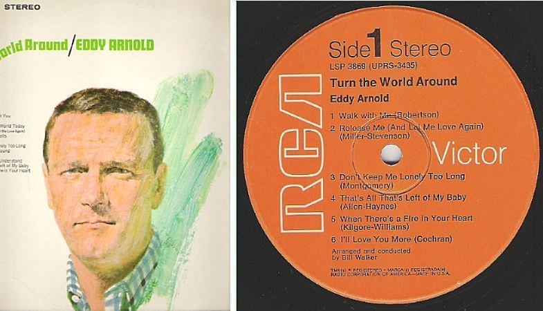 Arnold, Eddy / Turn the World Around (1967) / RCA Victor LSP-3869 (Album, 12" Vinyl)